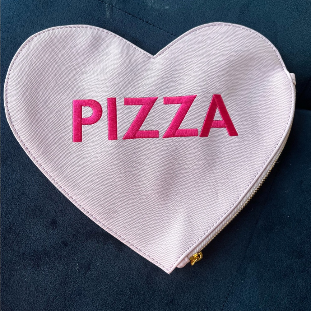 Pale Pink Pizza Purse (Clutch)